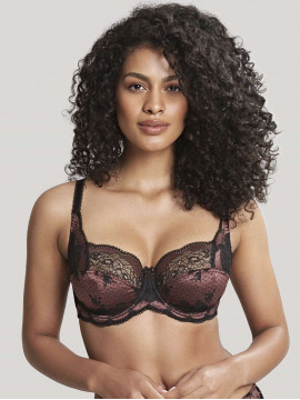 Panache Clara Black/Fig Full Cup Bra